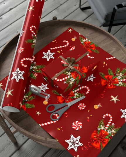 Elegant 3D Holiday Gift Wrapping Paper Set - Artfully Made in the USA