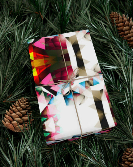 Elegant Eco-Friendly 3D Holiday Gift Wrap Set: Premium USA-Made Wrapping Paper