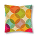 Retro Stain-Free and Waterproof Outdoor Floral Pillows with Concealed Zipper