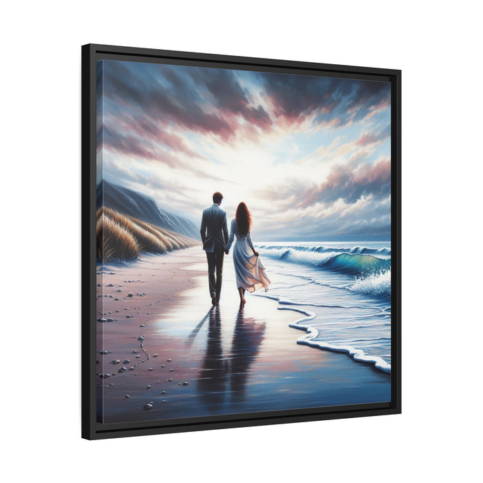 Coastal Tranquility - Deluxe Matte Canvas Artwork Frame