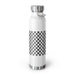 Checked 22 Oz Stainless Steel Vacuum Insulated Wide Mouth Water Bottle