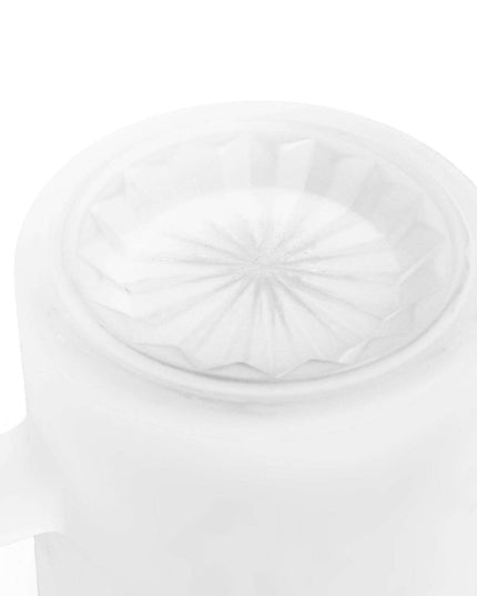 Exquisite Frosted Glass Beer Mug - 16oz Premium Stein for the Discerning Connoisseur