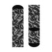 Trendy Unisex Tartan Crew Socks for Sizes 12 and Below