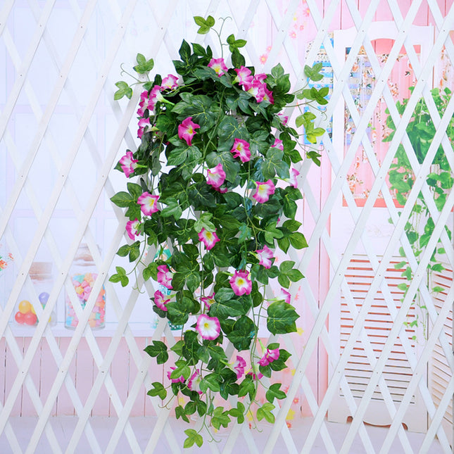 Peekaboo Studio Morning Glory Simulation Plant - Wall Hanging Decor
