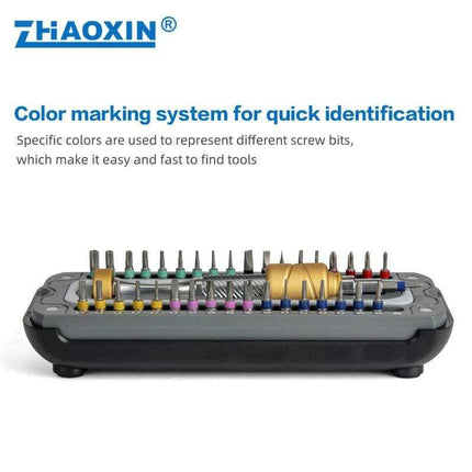 37-Piece Precision Magnetic Screwdriver Set for Home Electronics and Gadget Repairs - Très Elite