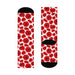 Ultimate Style Unisex Crew Socks with Cushioned Comfort - Trendy All-Over Print
