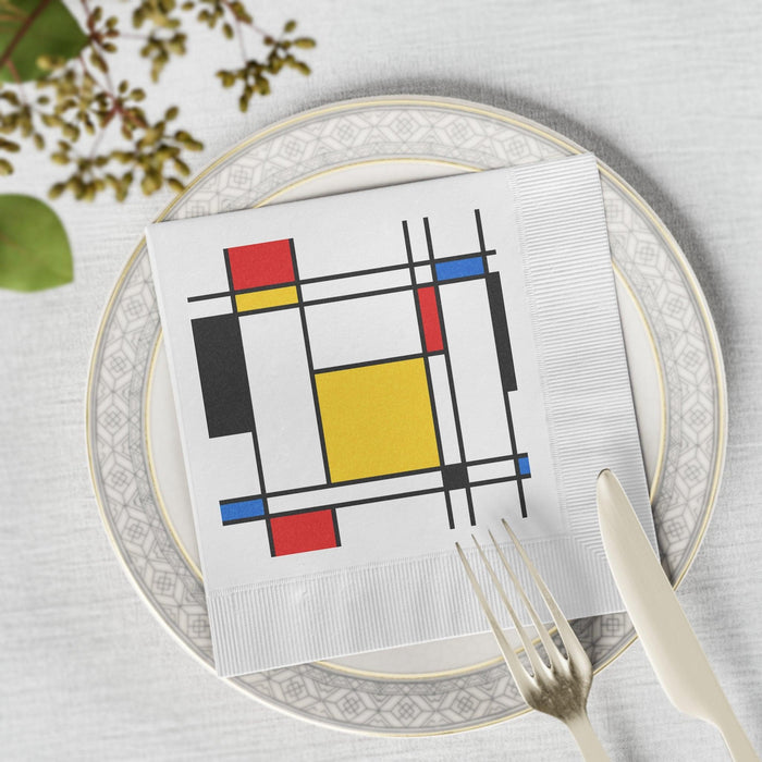 Elegant Embossed White Napkins for Upscale Events