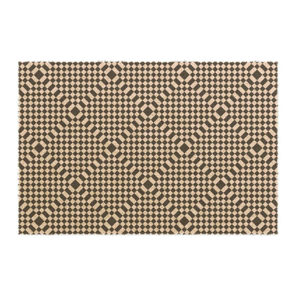 Personalized Geometric Welcome Mat: Enhance Your Home's Entrance with Elegance