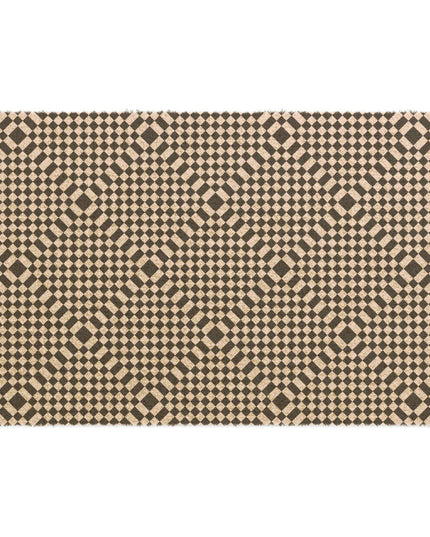 Personalized Geometric Welcome Mat: Enhance Your Home's Entrance with Elegance