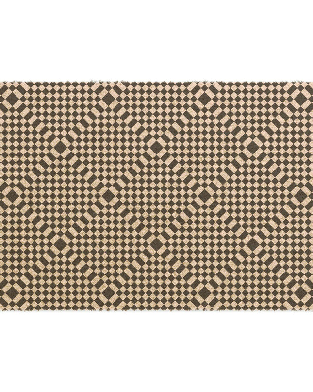 Personalized Geometric Welcome Mat: Enhance Your Home's Entrance with Elegance
