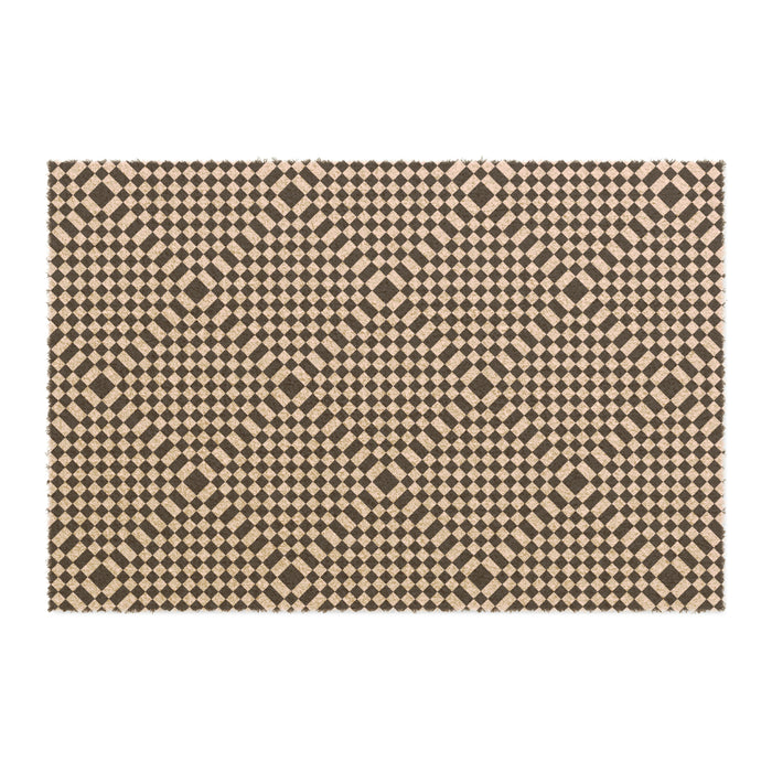 Personalized Geometric Welcome Mat