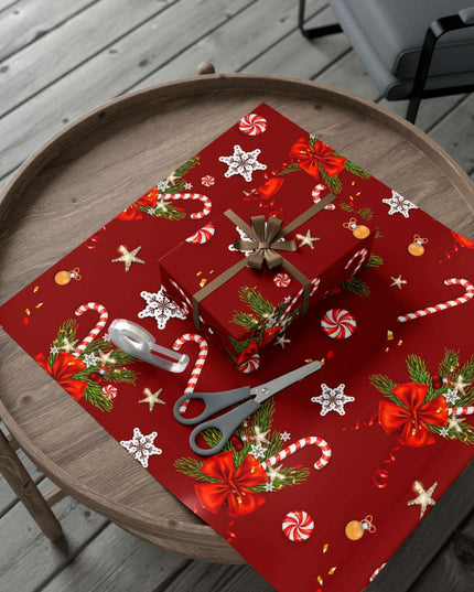 Elegant 3D Holiday Gift Wrapping Paper Set - Artfully Made in the USA