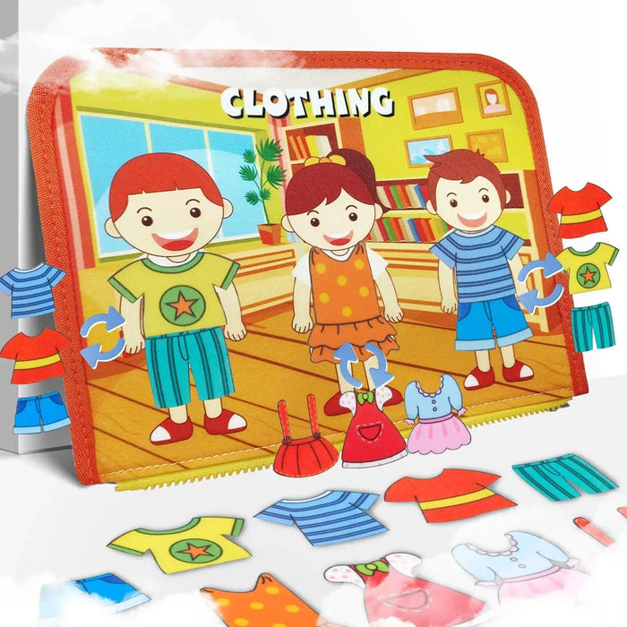 Wonderland Montessori Parish Toys Interactive Cloth Storybook - Inspiring Educational Adventure