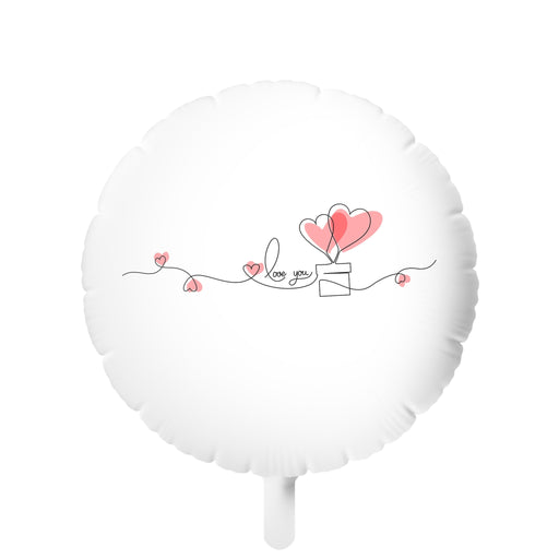 Valentine Love Floato Mylar Helium Balloon - Reusable, Waterproof, and Perfect for Special Events