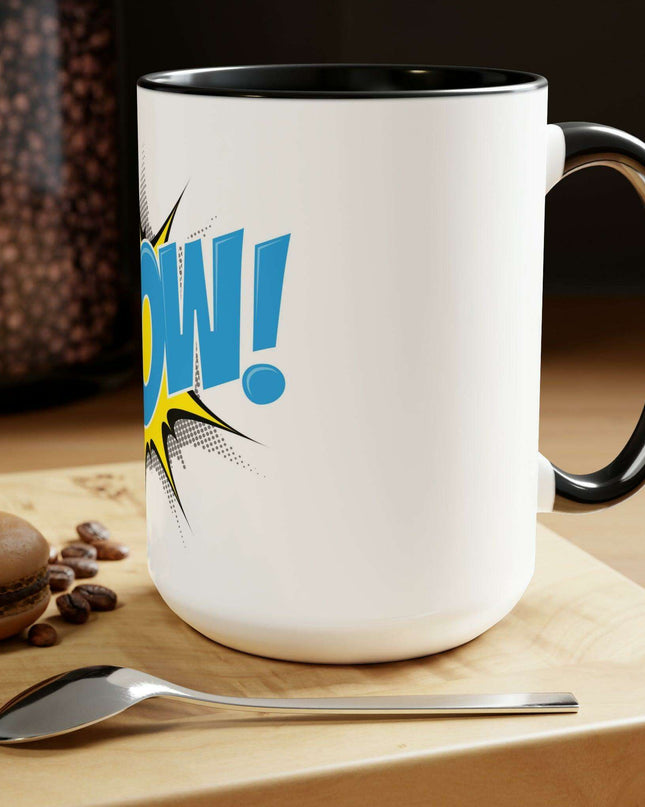 Sophisticated Dual-Hued Ceramic Coffee Mugs - Maison d'Elite Series