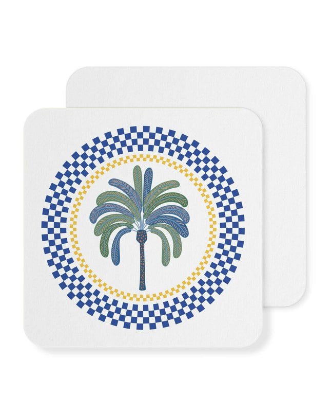 Tropical Palm Leaf Coasters - Set of 50 or 100 - Perfect for Parties & Home Decor
