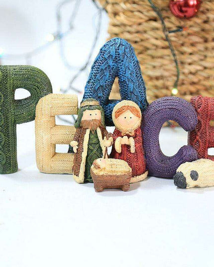 Elegant European LOVE/FAMILY Resin Decor - Charming Home Accents and Meaningful Gifts