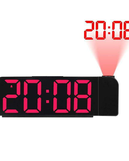 LED Digital Alarm Clock with Time Projection Function