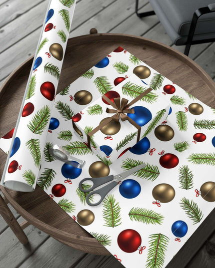 Elegant 3D Holiday Gift Wrapping Paper Set - Premium Quality, USA Crafted