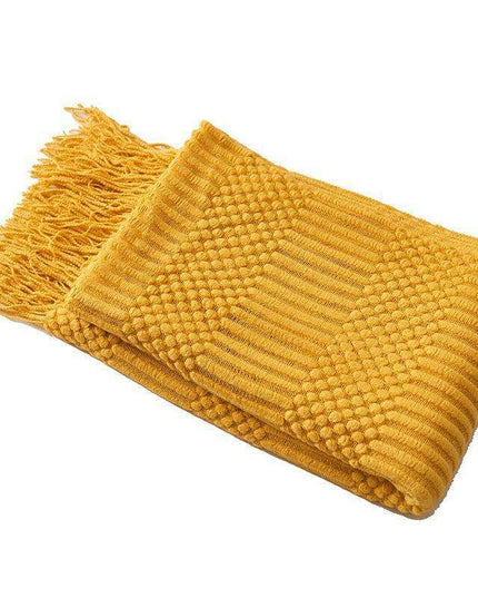 Elegant Embrace: Premium Acrylic Throw Blanket for Cozy Sophistication