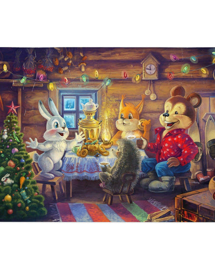 Holiday Cheer Jigsaw Puzzle - Premium Family Fun
