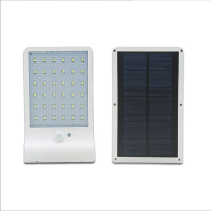 Solar Powered Outdoor Garden Light with 36 LEDs and 2200mAh Battery
