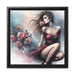 Elegant Valentine Matte Canvas Set with Black Pinewood Frame - Sustainable Elegance