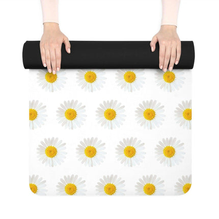 Chic Floral Elegance Yoga Mat by Maison d'Elite