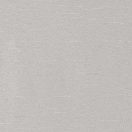 Room & Decor Lightweight Faux Silk Valance with Beads, 50x26" Silver