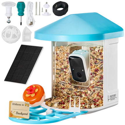 Peekaboo Studio VEVOR Smart Bird Feeder with 2K HD Camera & AI ID