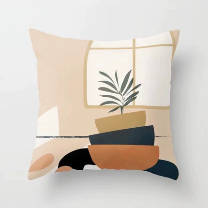 Abstract geometric portrait pillowcase home sofa cushion pillow cushio