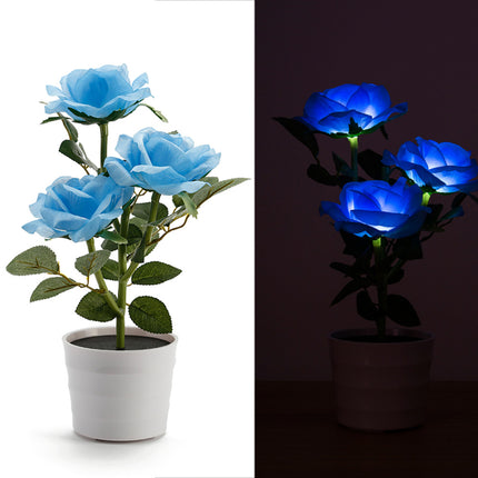 Peekaboo Studio Artificial Flower LED Pot with Timer & Color Change