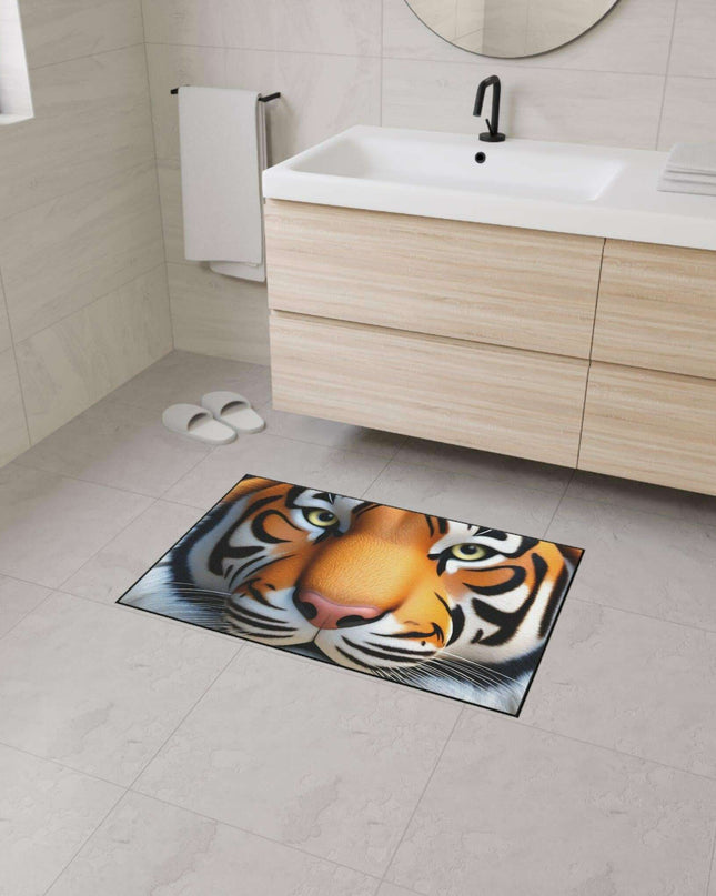 Majestic 3D Fantasy Tiger Area Rug - A Luxurious Custom Addition for Your Home Decor