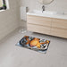 Fantasy Tiger 3D Head Custom Area Rug with Non-Slip Rubber Backing