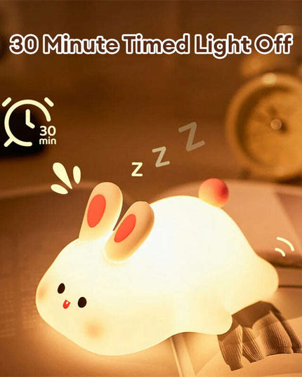Bunny Glow: Touch LED Night Light for Kids