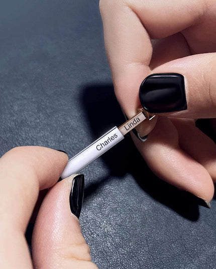 Customize Lovers Name Stainless Steel Necklace Remember Your Most Meaningful Phrase Word