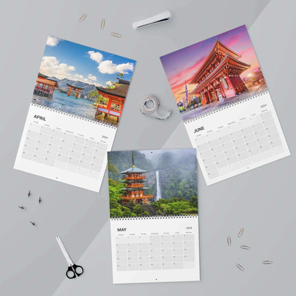Elegance in Time: Premium Japanese Wall Calendar 2024 with Stunning Imagery