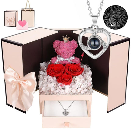 Languages I Love You Necklace Love 520 Projection Pendant Clavicle Cha