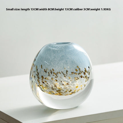 Modern Colored Glaze Vase High End Hydroponic Flower Art Table Vase Large