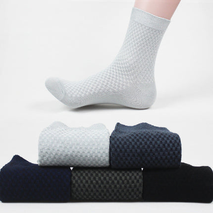 Peekaboo Studio Men's Bamboo Fiber Socks - Soft, Breathable Comfort
