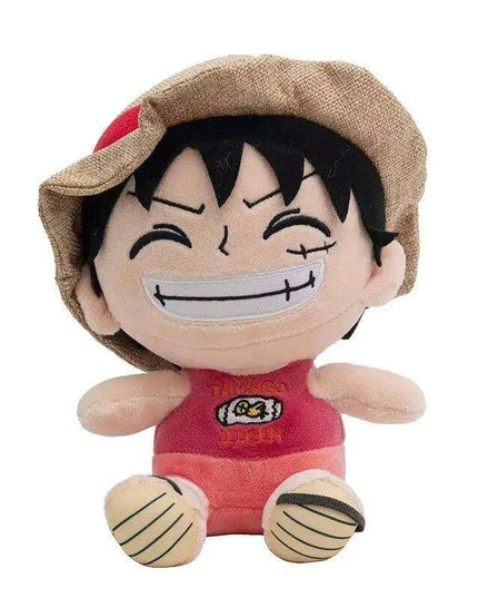 Charming Anime Plush Doll Set - Luffy, Chopper, Ace & Law - 25CM Collectible Figures for Kids and Loved Ones