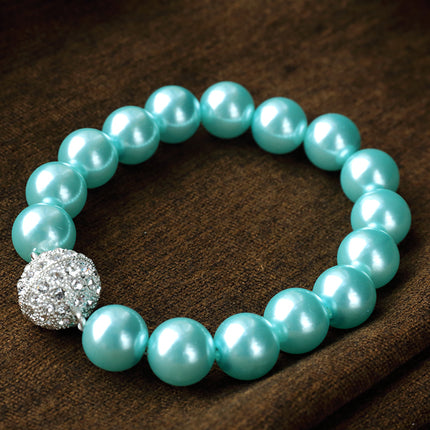 Curtain Tie Rope Strap ABS Pearl Magnet Curtain Buckle