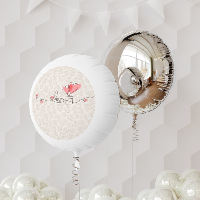 Luxurious Valentine Floato Mylar Helium Balloon - Elegant, Durable, and Ideal for Special Occasions