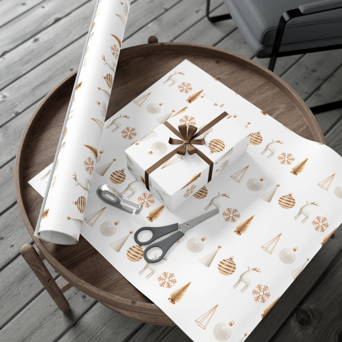 Customizable Sustainable 3D Gift Wrap Collection - Festive Finishes Edition