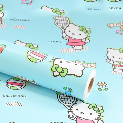 Self Adhesive Wallpaper PVC Cartoon Series Pastoral 45 Banana Stars Moon 10m