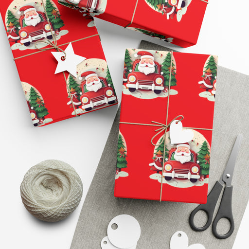 Chic USA-Made Custom Gift Wrap Paper Set with Matte & Satin Finishes