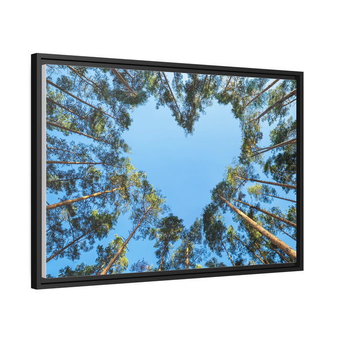 Valentine Matte Canvas Pinewood Frame