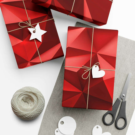 Eco-Friendly Elegance: Luxe Christmas Gift Wrap Set in Matte & Satin