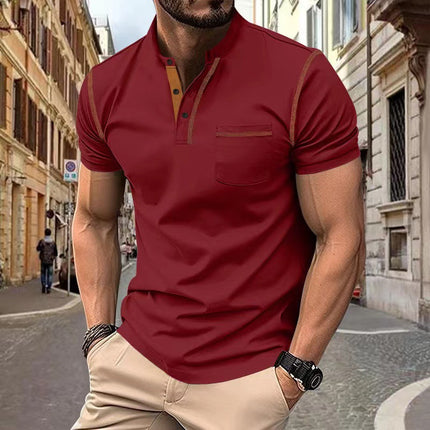 Peekaboo Studio Men's Quick Dry Polo Shirt - Breathable Cotton Blend