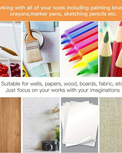 Nature's Touch: 16-Piece Reusable Stencil Set for Artistic Home Transformations